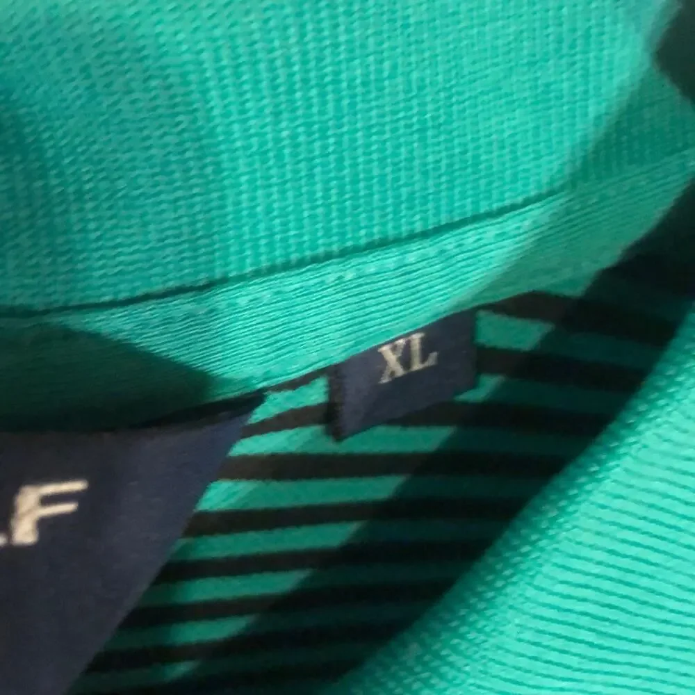 Ralph Lauren xl black teal 💯 cotton golf stripe